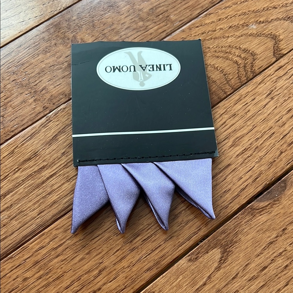 Lavender Pocket Squares Set with Soft Texture and Geometric Design